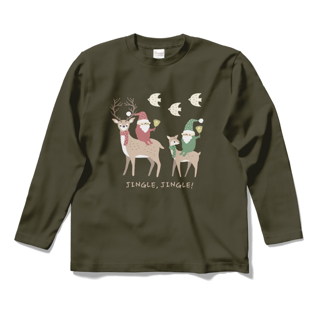 北欧のクリスマス(トムテ・鹿・小鳥)