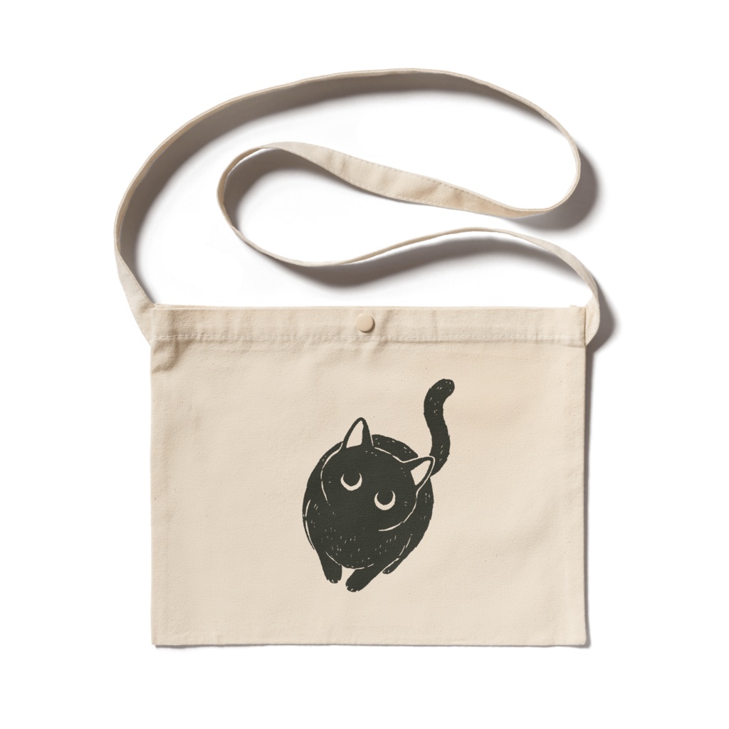 遊んでほしい黒猫くん（文字無し）