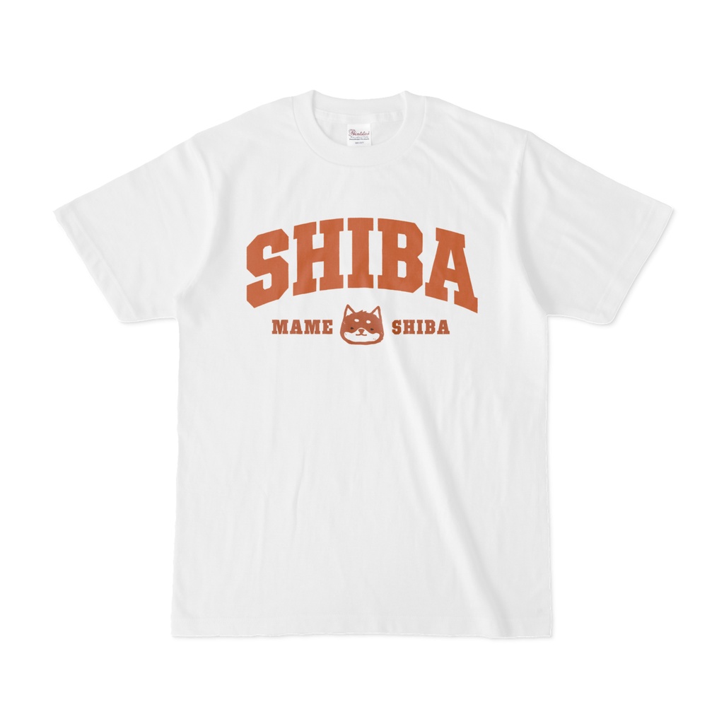 SHIBA 豆柴くん 赤柴 カレッジロゴ LB