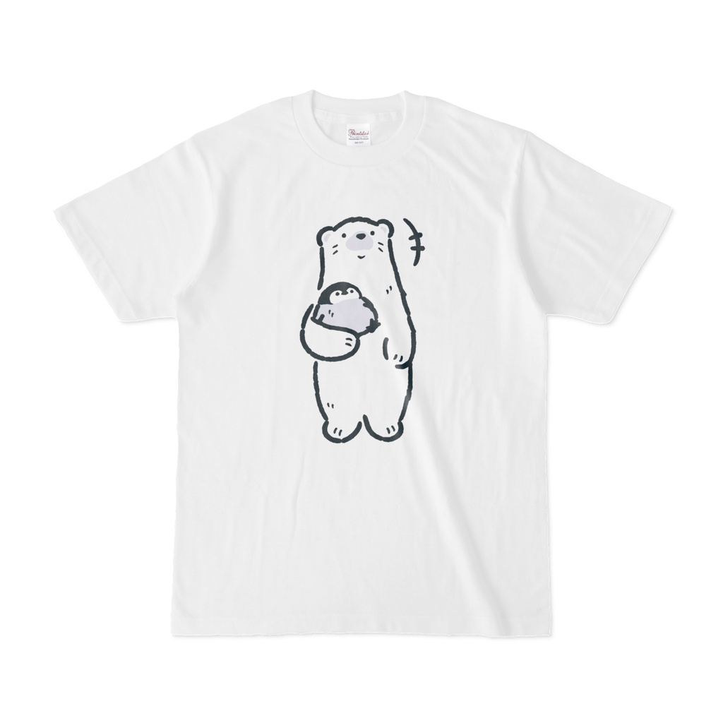 ゆるいシロクマくんとコウテイペンギンくん おさんぽ
