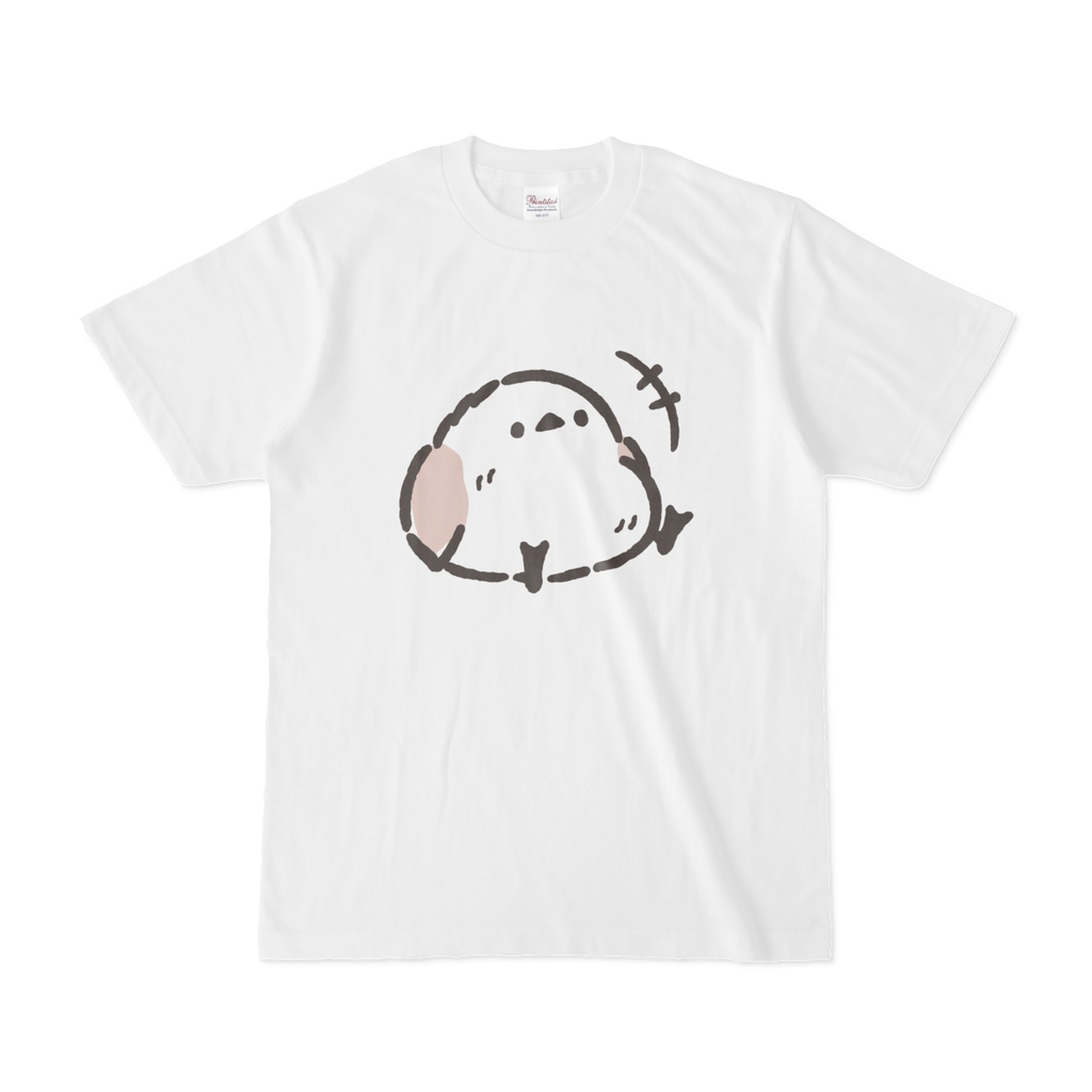ゆるいシマエナガくん 座りポーズ（文字無し）