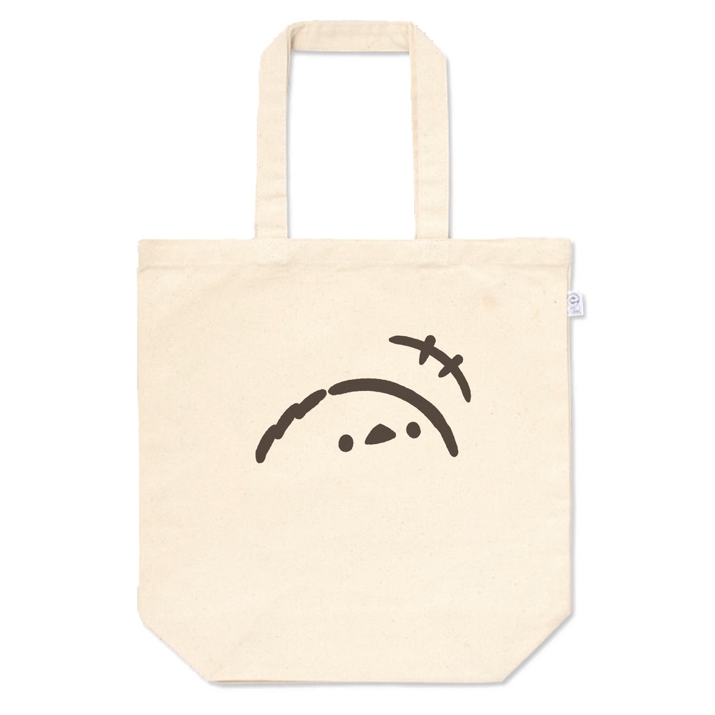 ゆるいシマエナガくん 顔アップ