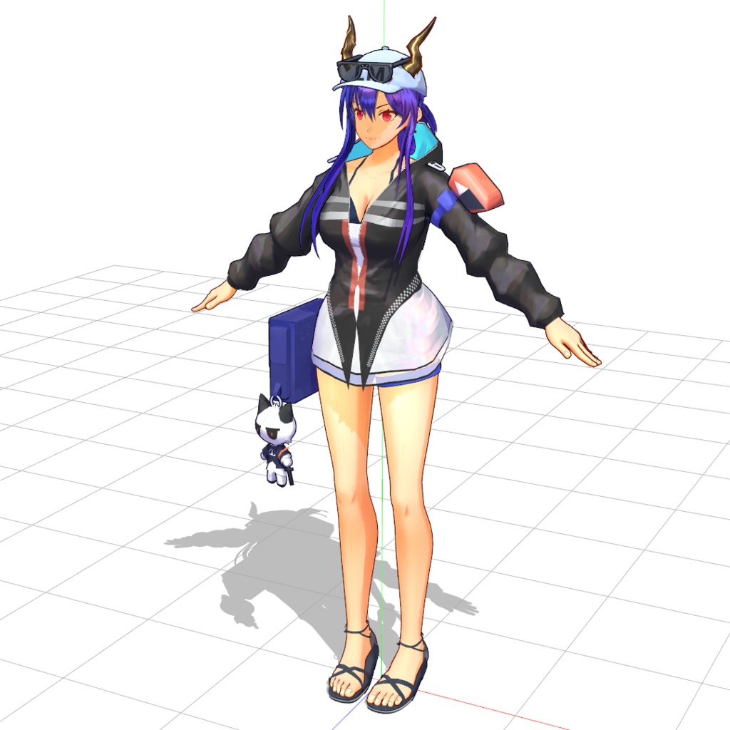 【MMDモデル】遊龍チェン(二次創作)