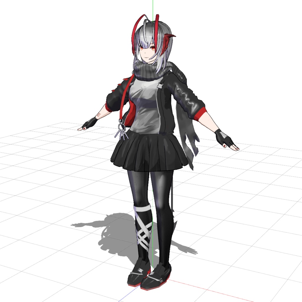 【MMDモデル】W(二次創作)