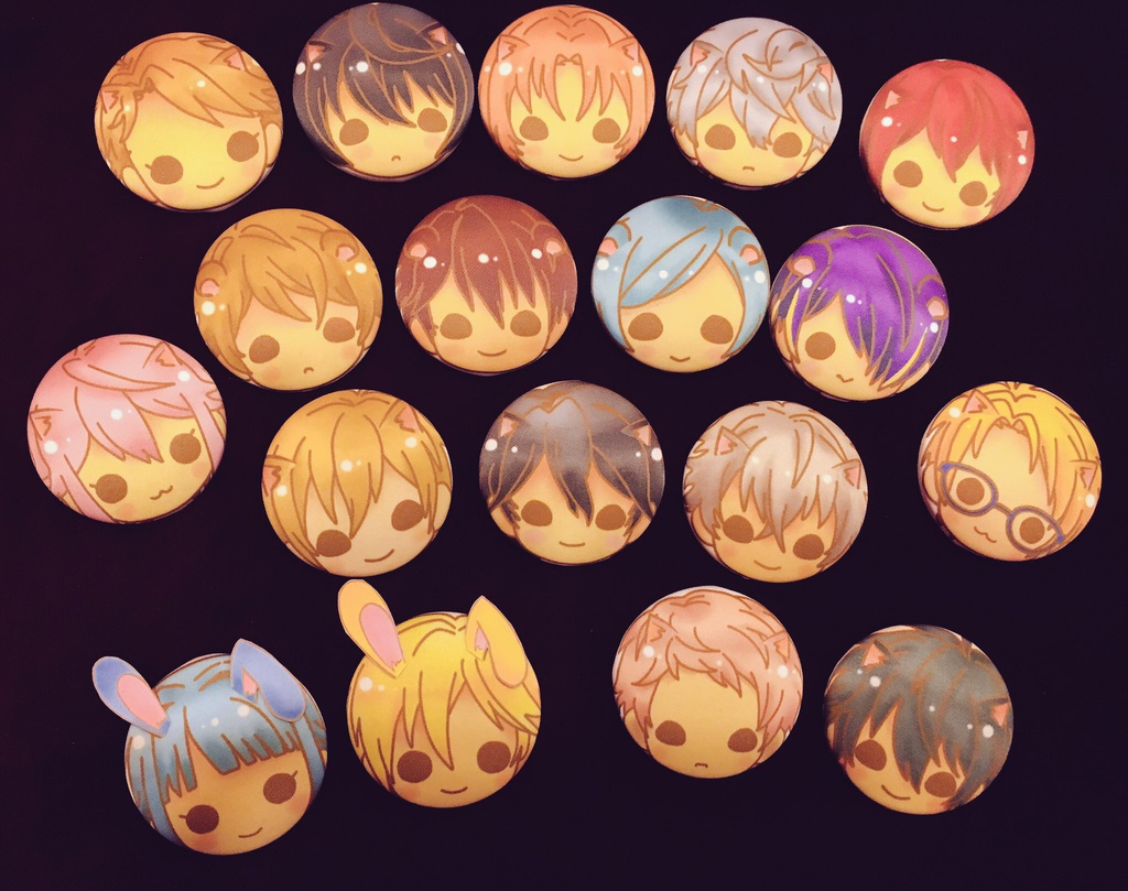 あにまる缶バッジ