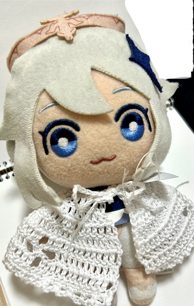 ぬい用ポンチョ(ケープ)ともぬいサイズ