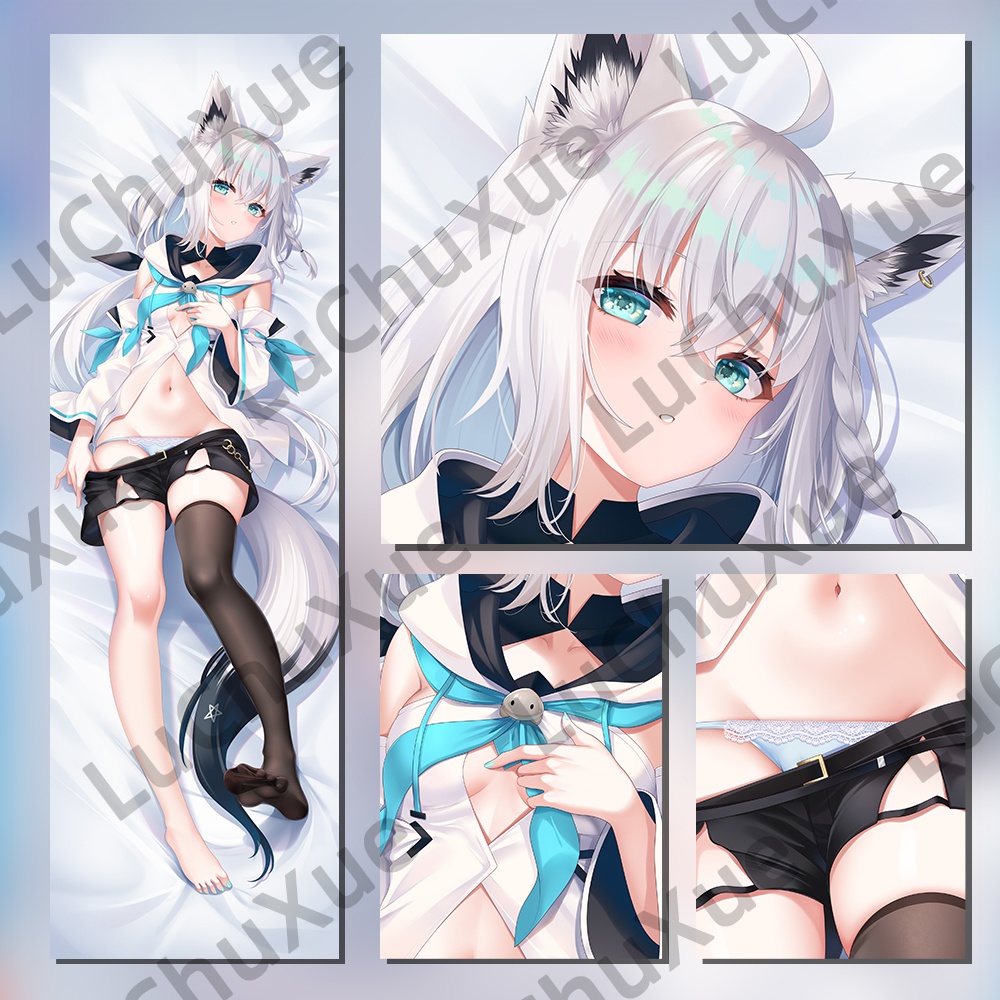 白上フブキ Shirakami Fubuki Hololive Vtuber 抱き枕カバー