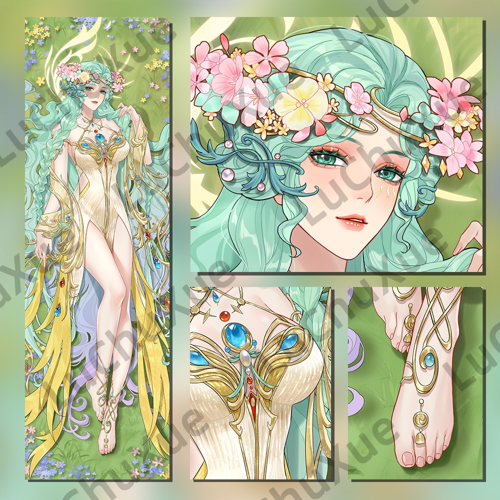 公開中 オリジナル 古典美人 抱き枕カバー