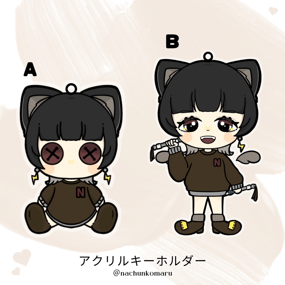 なちゅアクリルキーホルダー