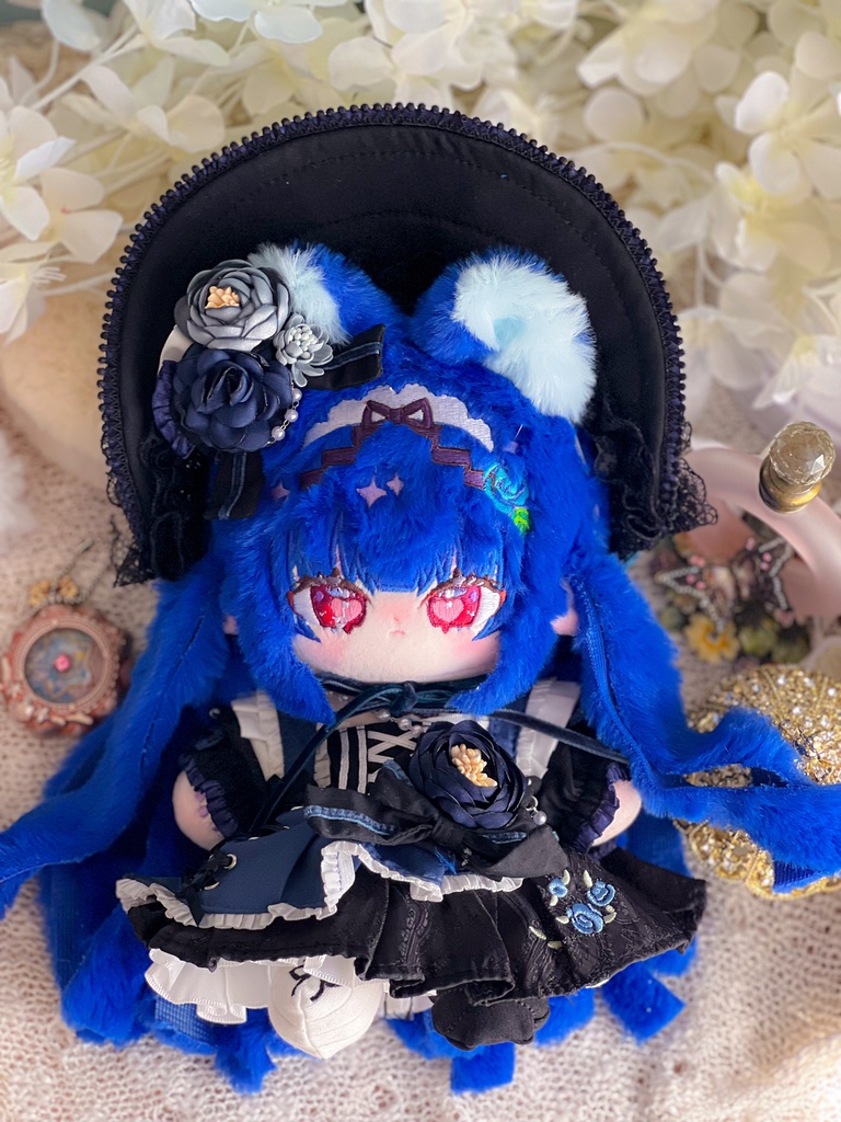 【発送時期変更】青猫アリス20cmぬいぐるみ