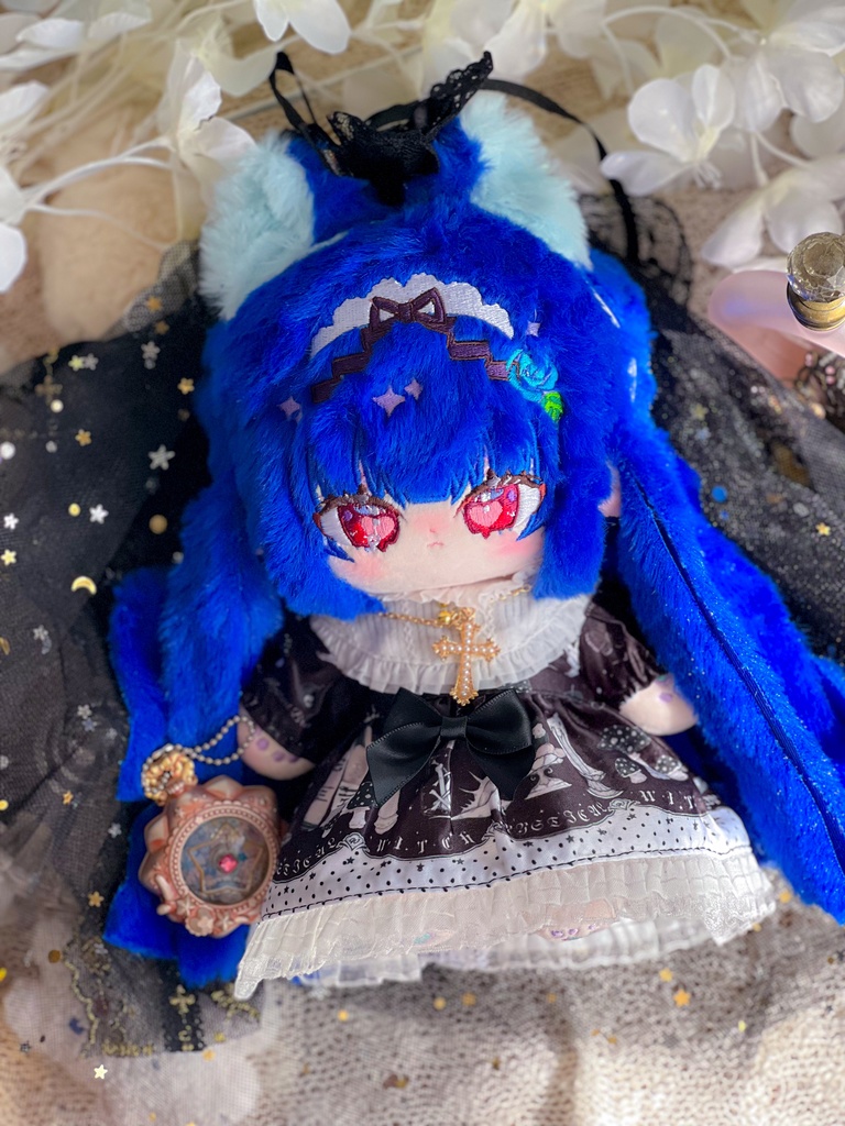 【発送時期変更】青猫アリス20cmぬいぐるみ