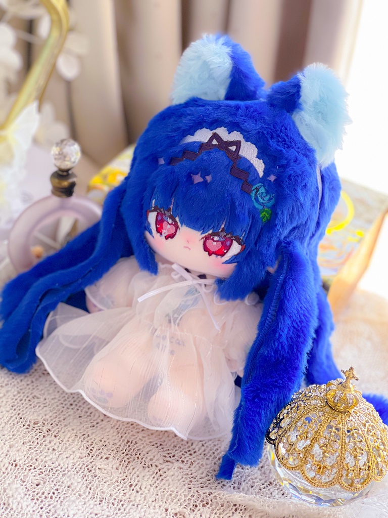 【発送時期変更】青猫アリス20cmぬいぐるみ