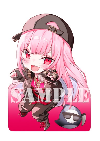 【非公式】ラッパーカリオペちゃんアクリルミニブロック【Unofficial】