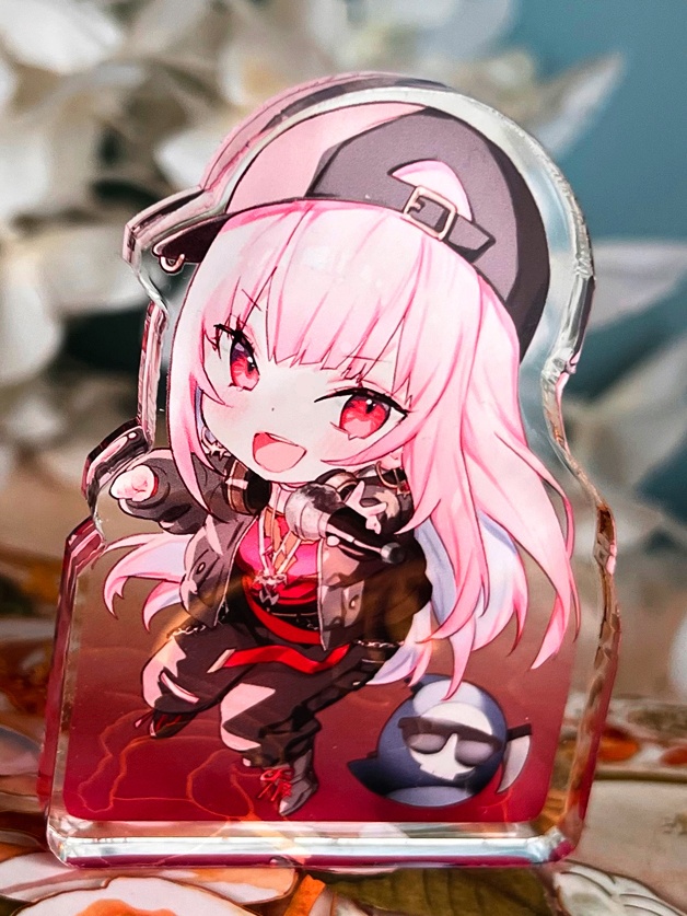 【非公式】ラッパーカリオペちゃんアクリルミニブロック【Unofficial】