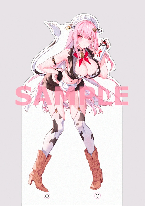 【非公式】30cmアクリルスタンド 牛メイドカリオペちゃん【Unofficial】