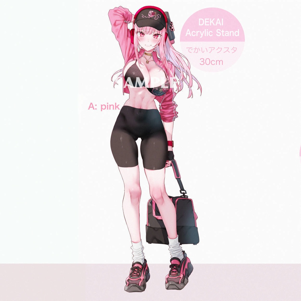 【非公式】スポーツカリオペちゃんアクスタ30cm A: pink【unofficial】