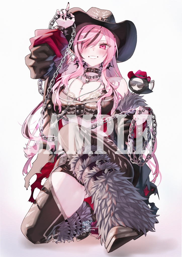 【非公式】 カウガールカリちゃん30cmアクスタ再販: Cowgirl Mori (30cm) Resale【Unofficial】