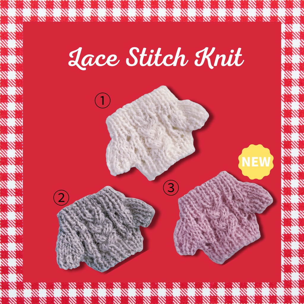 レース編みニット【10〜12cm】