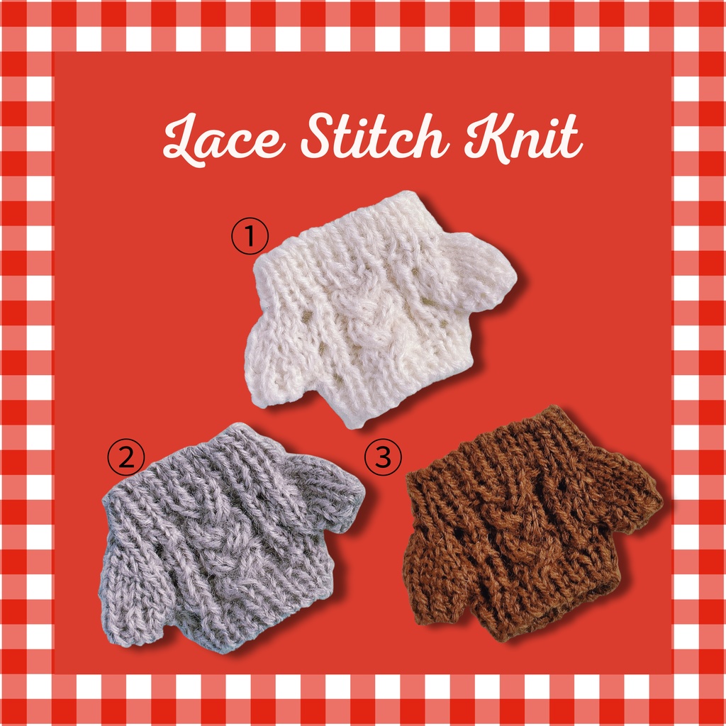 レース編みニット【10〜12cm】