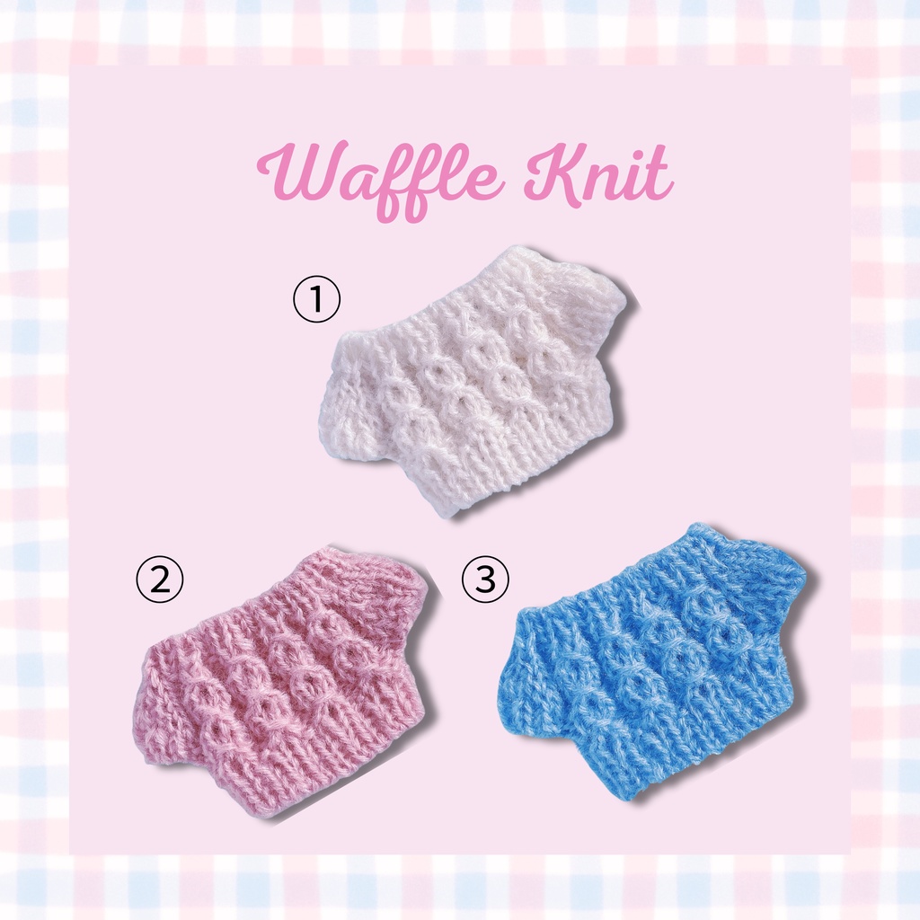 ワッフル模様ニット【ちみけも】