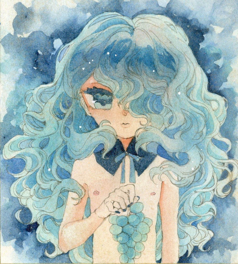 原画「碧い葡萄」