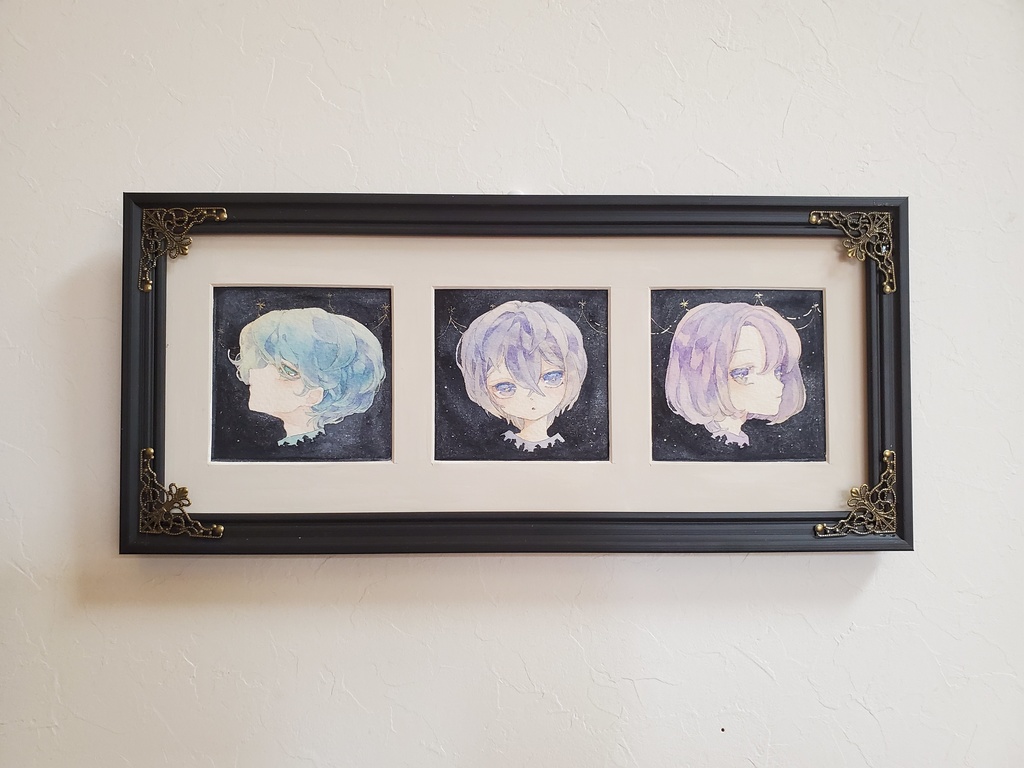 原画｢街の少年3人｣