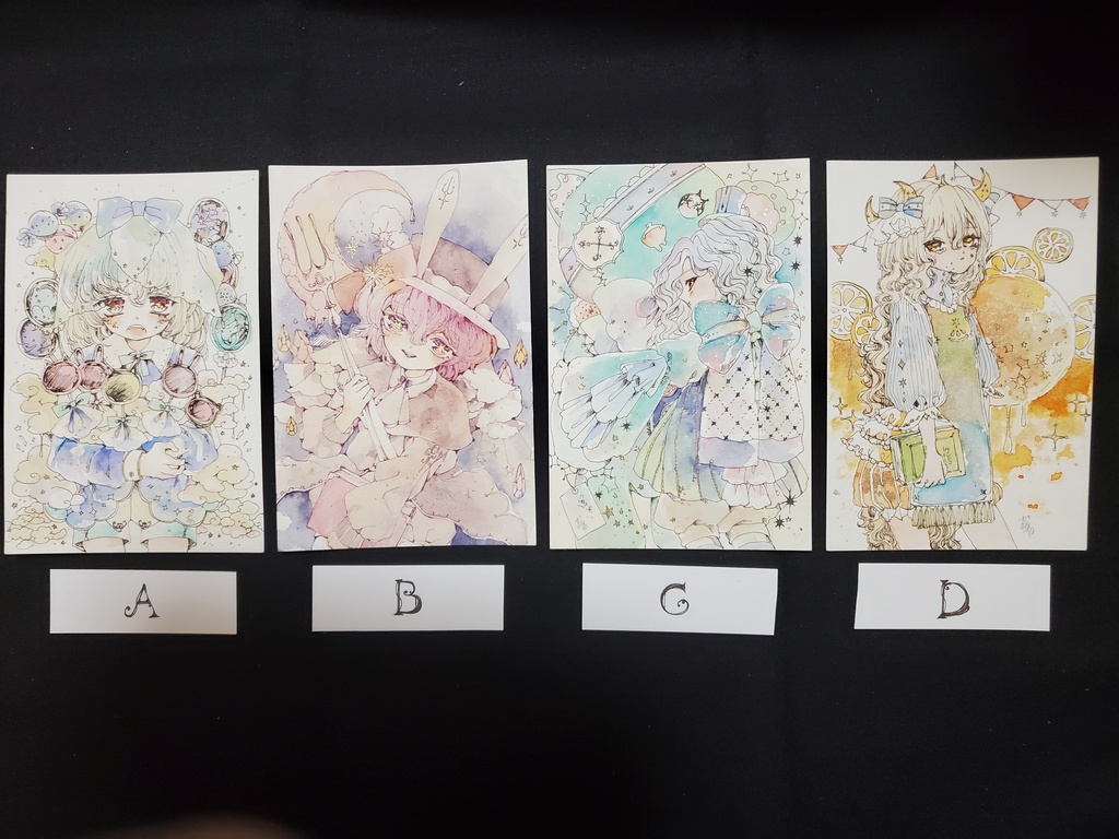 ハガキサイズ原画