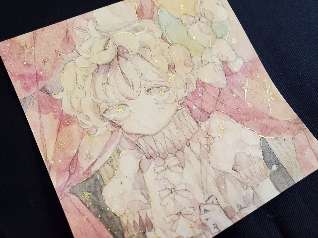 原画「店の看板少年」