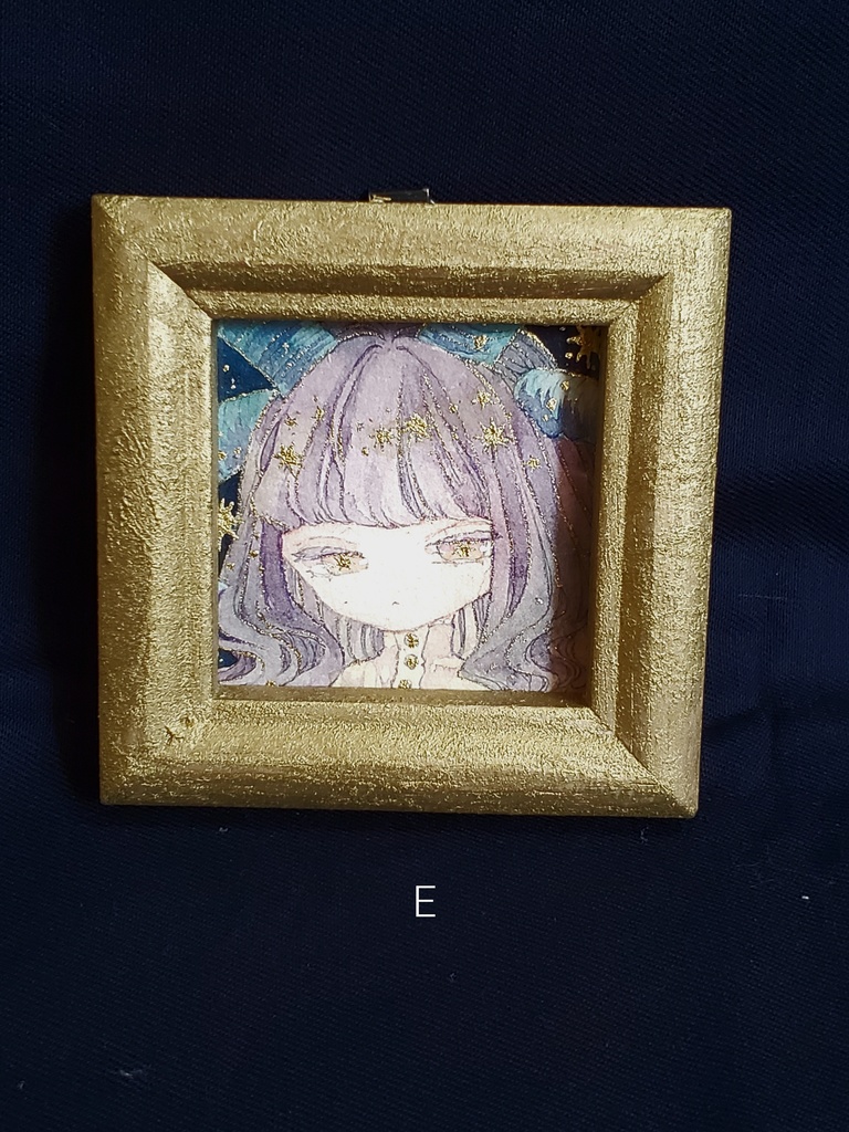 ミニ原画「角少年」