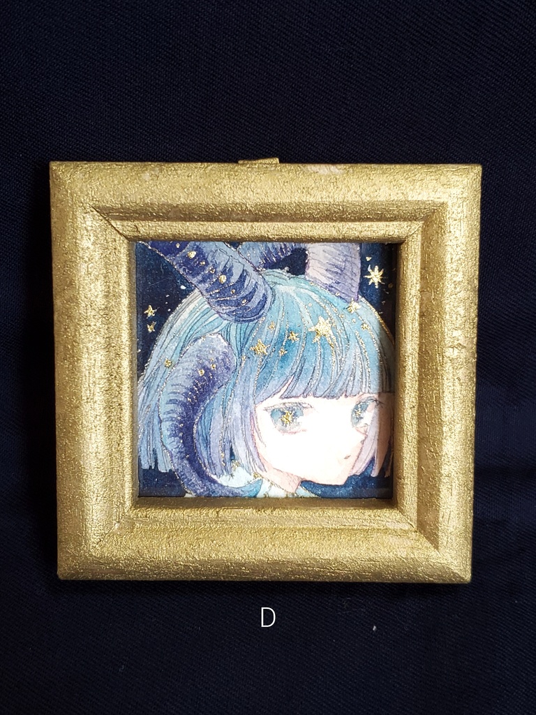 ミニ原画「角少年」