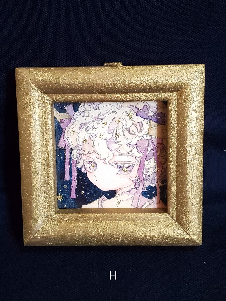 ミニ原画「角少年」