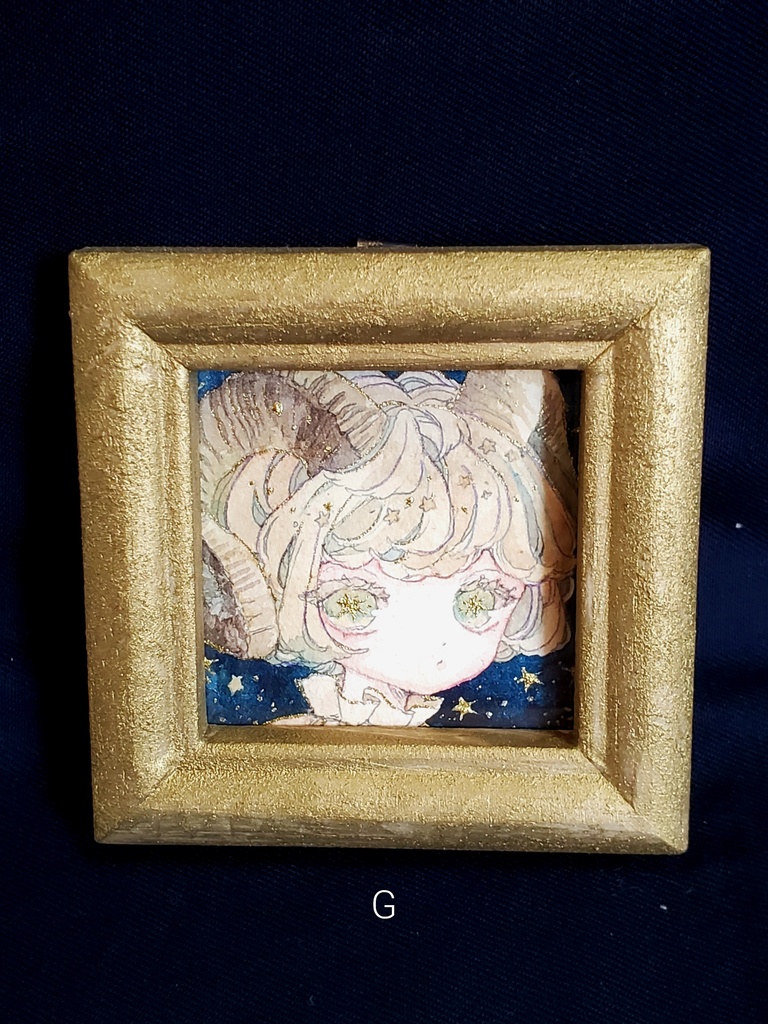 ミニ原画「角少年」