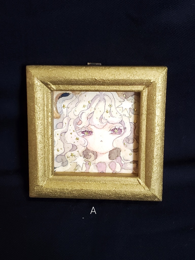 ミニ原画「角少年」