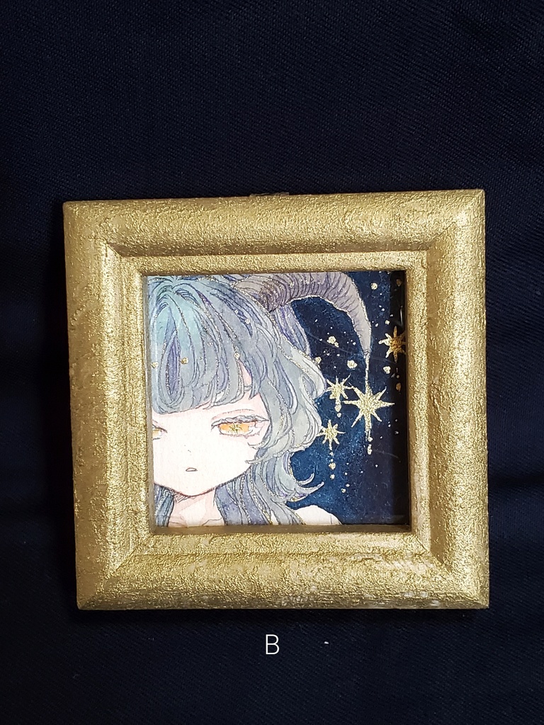 ミニ原画「角少年」