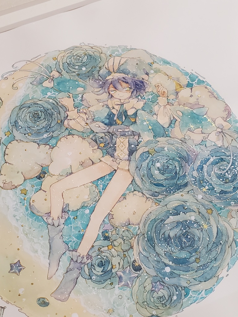 原画「Waning gibbous」