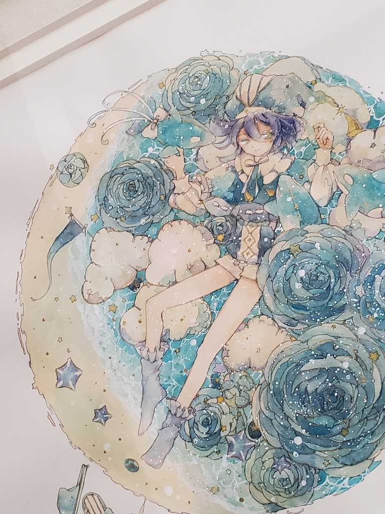 原画「Waning gibbous」