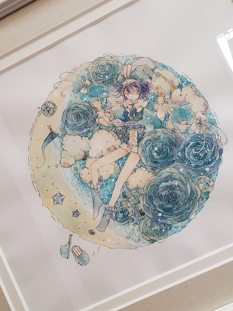 原画「Waning gibbous」