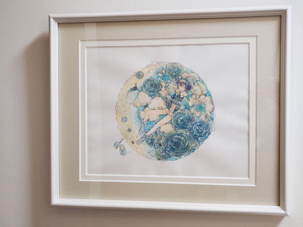 原画「Waning gibbous」