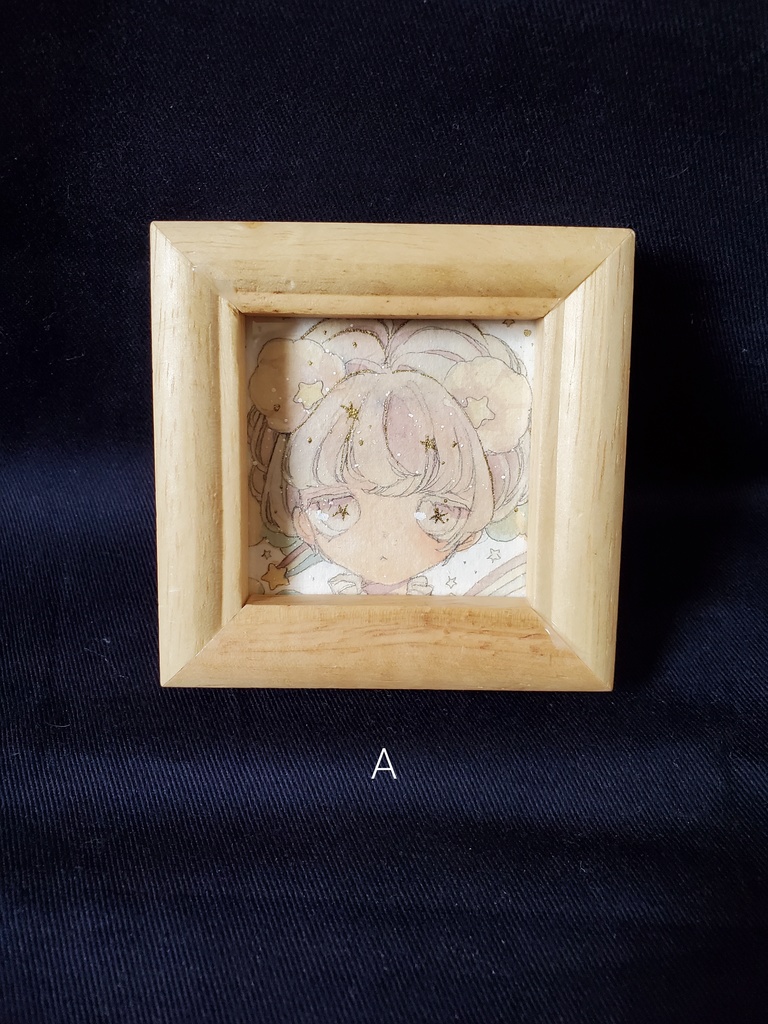 ミニ原画「星のくまさん」