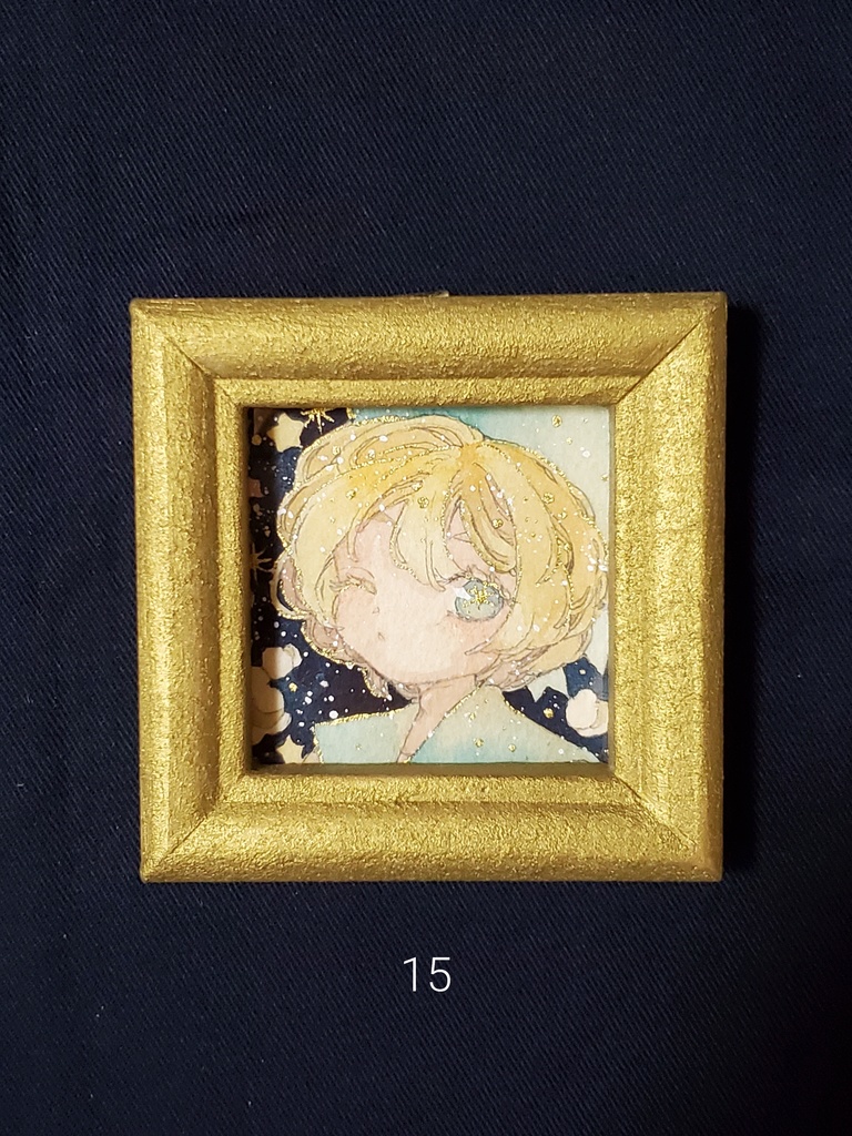 ミニ原画「制服少年9~16」