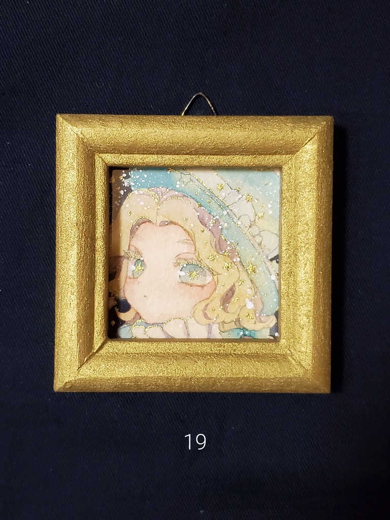 ミニ原画「制服少年17~23」