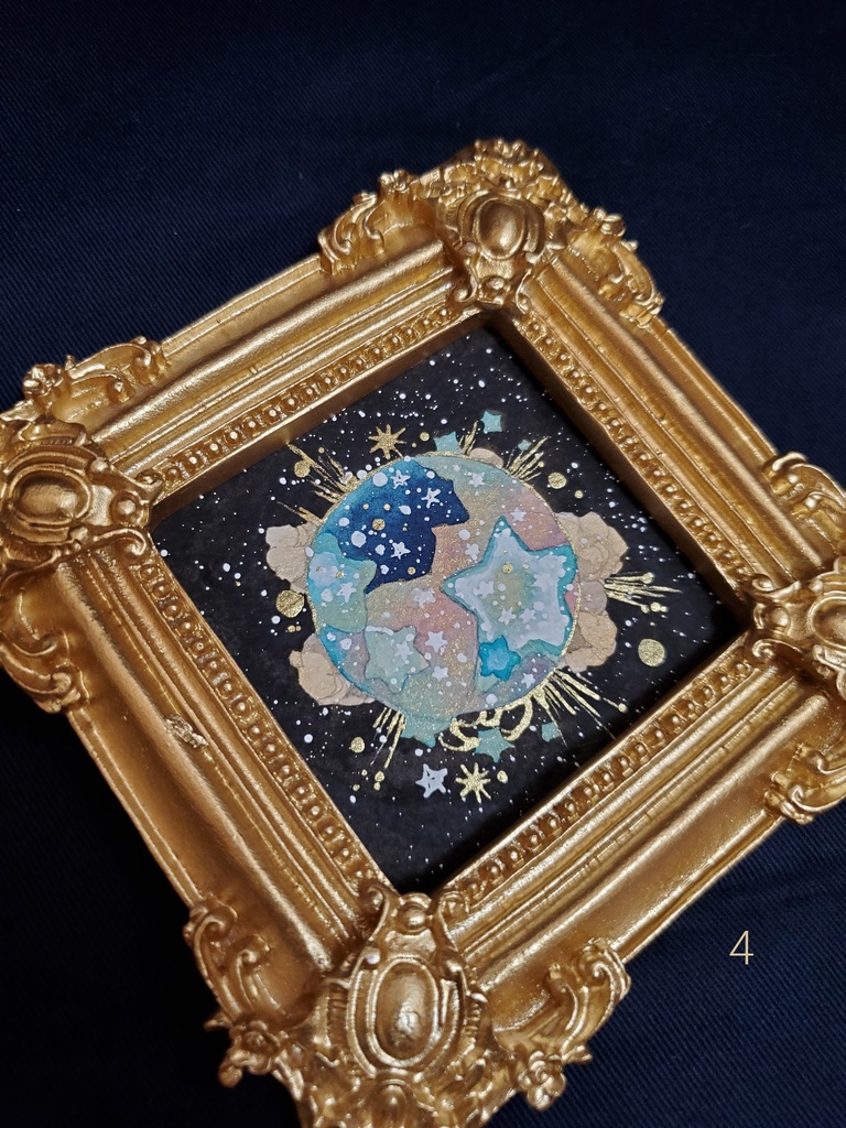 原画「個性のあるお月様1~6」