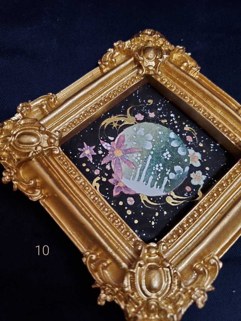 原画「個性のあるお月様7~12」