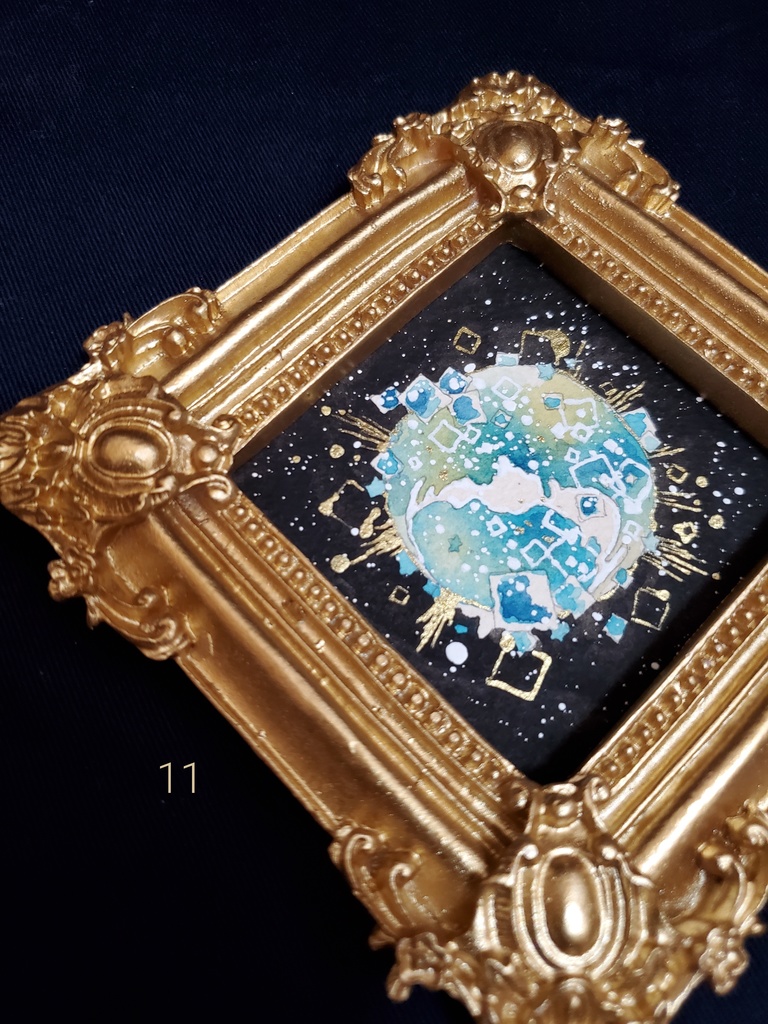 原画「個性のあるお月様7~12」