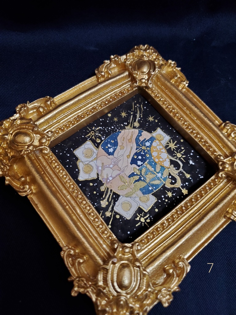 原画「個性のあるお月様7~12」