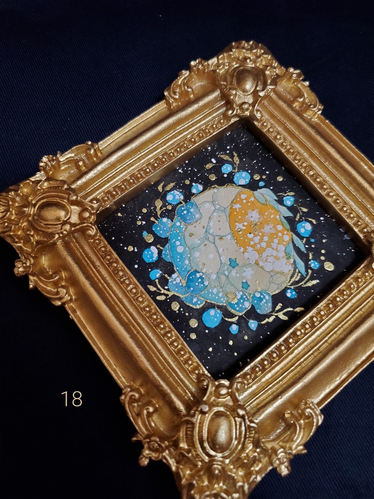 原画「個性のあるお月様13~18」