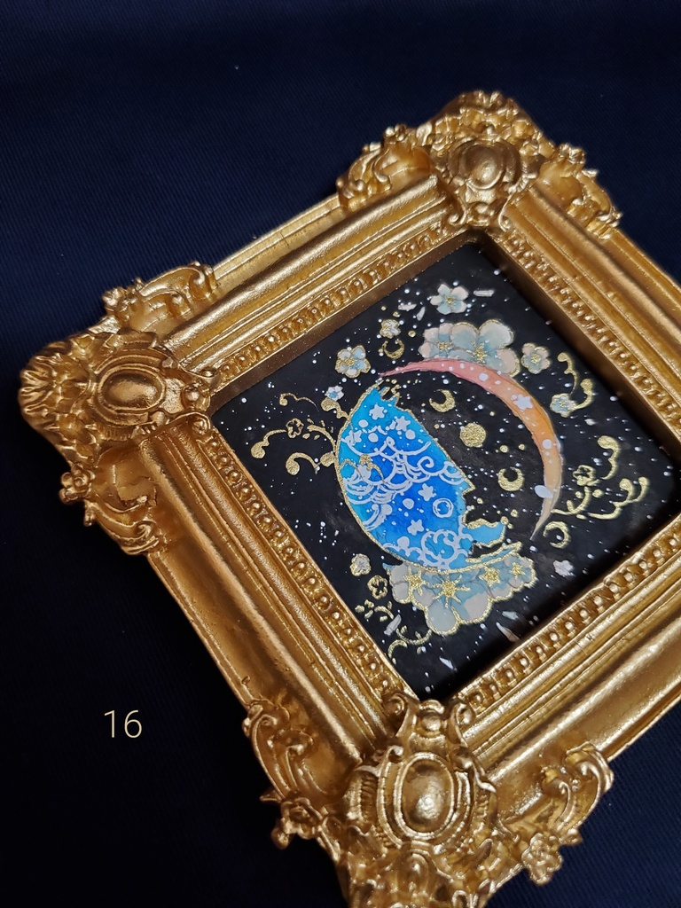 原画「個性のあるお月様13~18」