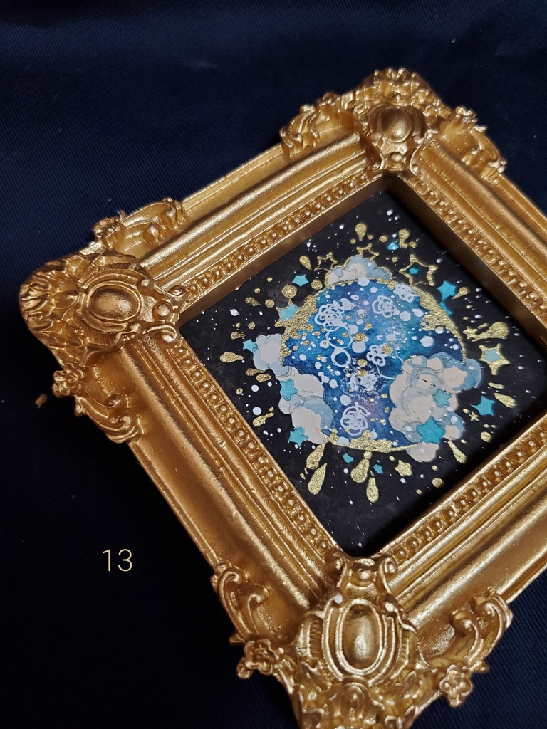 原画「個性のあるお月様13~18」