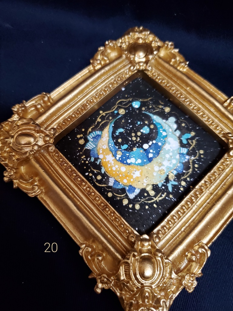 原画「個性のあるお月様19~26」