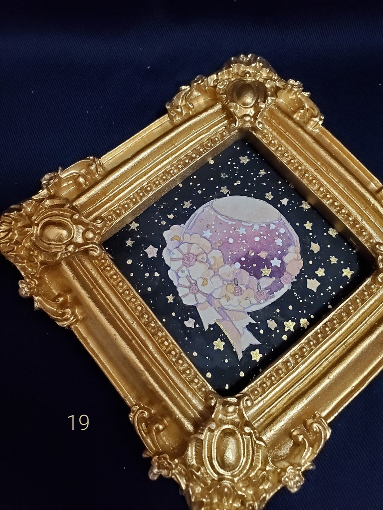 原画「個性のあるお月様19~26」